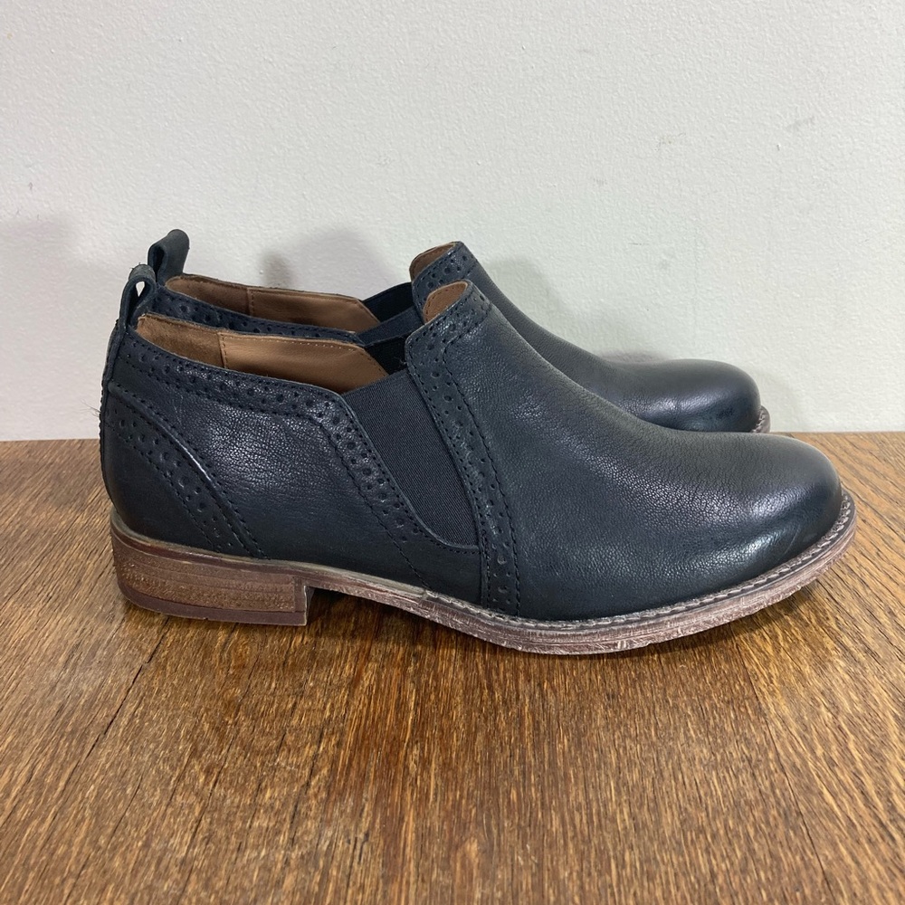 New Josef Seibel Sienna 43 Pull On Loafer Women’s Size 6-6.5 Black Leather